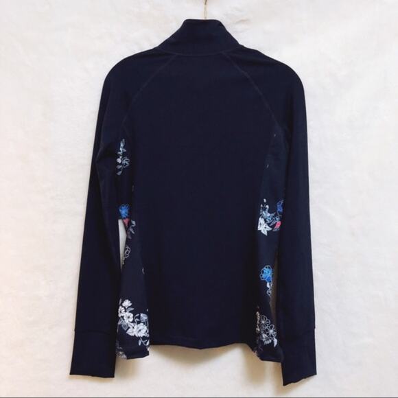 Gap Fit Flower Pattern Colorblock Print Jacket - Picture 2 of 8